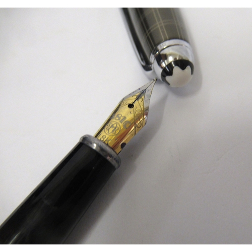 94B - Montblanc No. 4810 Meisterstuck fountain pen with an 18ct gold nib