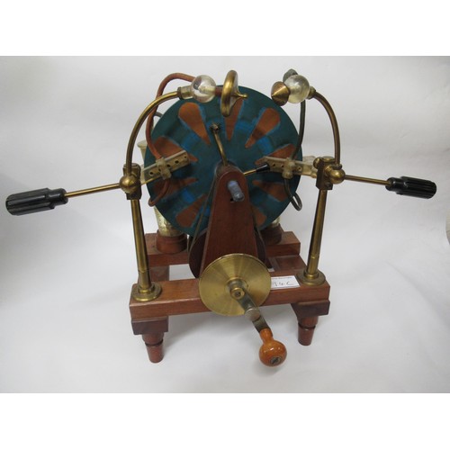 94C - Early to mid 20th Century Wimshurst electrostatic machine