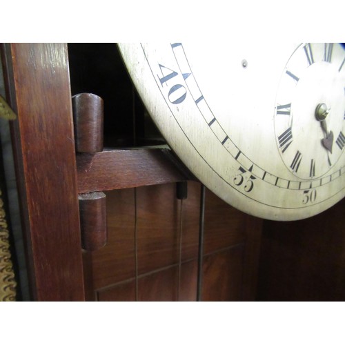 1133 - 19th Century mahogany cased wall regulator clock by J & T Foster, Manchester, the circular 13in dial... 