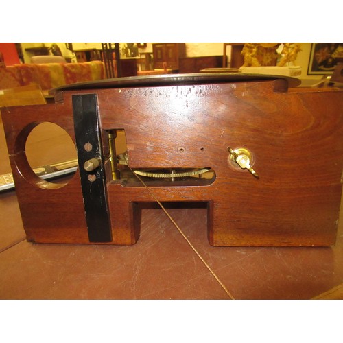 1133 - 19th Century mahogany cased wall regulator clock by J & T Foster, Manchester, the circular 13in dial... 