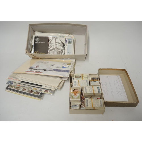 126 - Collection of World War II era ordnance survey maps, together with a small quantity of First Day pos... 