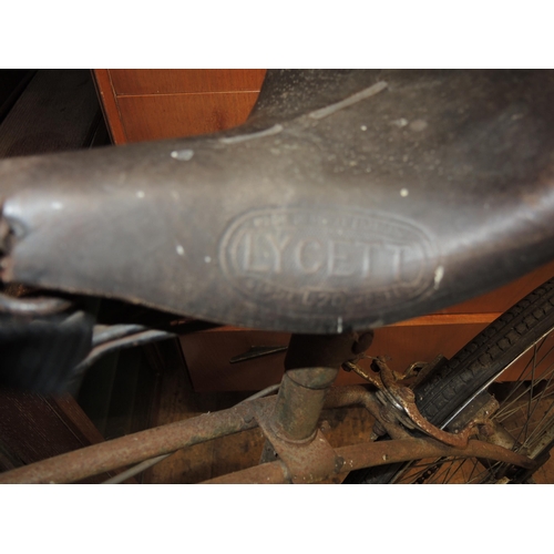 200A - Rare BSA World War II Paratroopers folding bicycle, later converted with gears but retaining origina... 