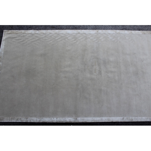 23 - The Rug Company, ' Holland Stone ' silk bordered rug, 363 x 210cm