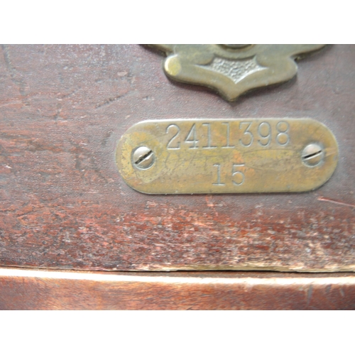 237 - Early 20th Century American National Cash Register wooden till, with hinged cover, with drawer and w... 