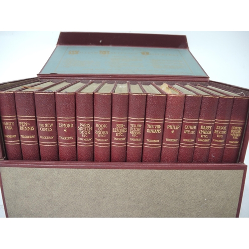 466 - Boxed set of fourteen volumes, Works of Thackeray