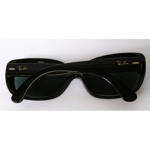 82 - Pair of Ray-Ban Jackie Ohh sunglasses in original case, together with an Emporio Armani sunglasses c... 