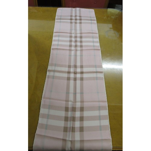 81 - Three various Burberry silk scarves