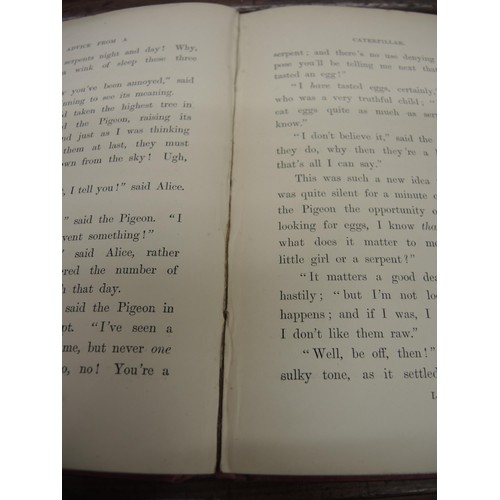 449 - One volume, ' Alice's Adventures in Wonderland ' by Lewis Carroll, Macmillan & Co. London, 1878, in ... 