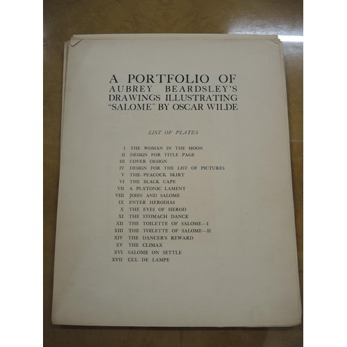 453 - Portfolio of Aubrey Beardsley's drawings illustrating Salome by Oscar Wilde