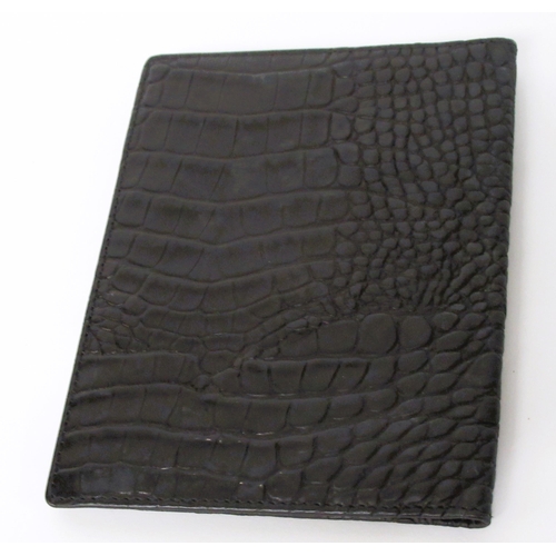 47 - MCM leather card holder, 10.5 x 14cm