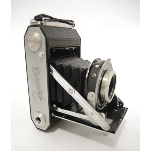 241 - Rhein Metall Weltax medium format folding bellows camera (film tested)