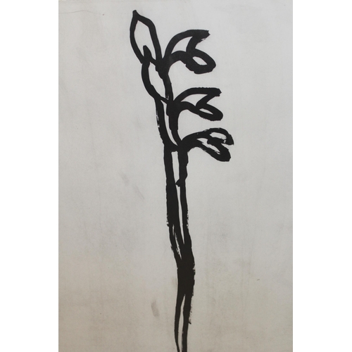 1374 - Joan Hernandez Pijuan, ' Flor -1 ',  Limited Edition aquatint, 1987, 76 x 56cm, framed