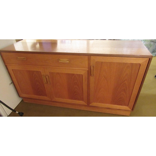 1585 - 20th Century G Plan teak sideboard designed by Victor Wilkins, with a single long drawer and three p... 