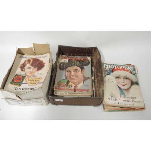 152 - Quantity of 1920's cinema related magazines including ' Photo Play ' and ' Picture Play ', together ... 