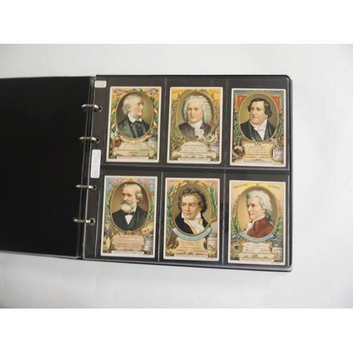 222 - Album containing thirty one sets of Liebig collectors cards