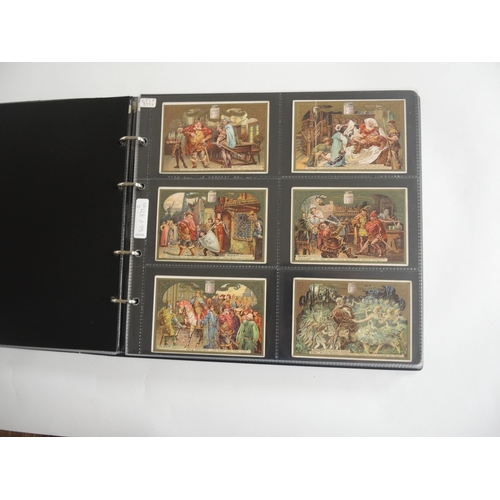 222 - Album containing thirty one sets of Liebig collectors cards