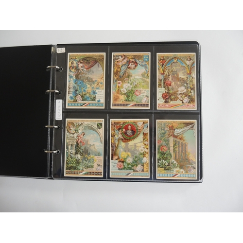 222 - Album containing thirty one sets of Liebig collectors cards