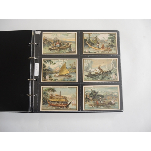 222 - Album containing thirty one sets of Liebig collectors cards