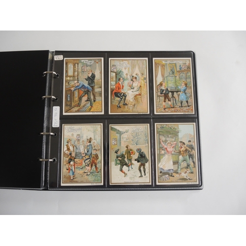 222 - Album containing thirty one sets of Liebig collectors cards