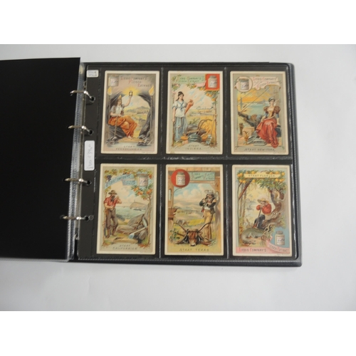 222 - Album containing thirty one sets of Liebig collectors cards