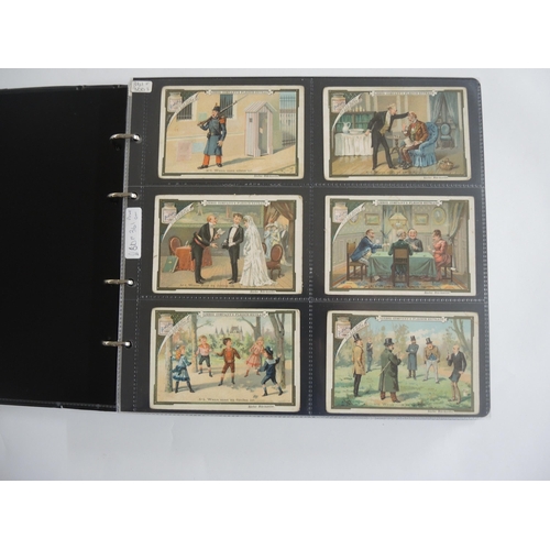 222 - Album containing thirty one sets of Liebig collectors cards