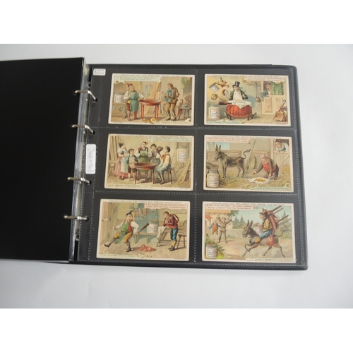 222 - Album containing thirty one sets of Liebig collectors cards