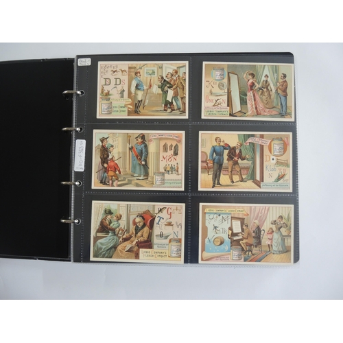 222 - Album containing thirty one sets of Liebig collectors cards