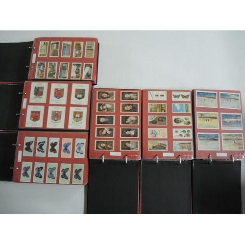 224 - Six albums containing a collection of Wills cigarette cards