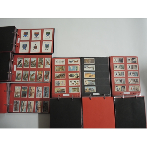 224 - Six albums containing a collection of Wills cigarette cards