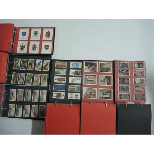 224 - Six albums containing a collection of Wills cigarette cards