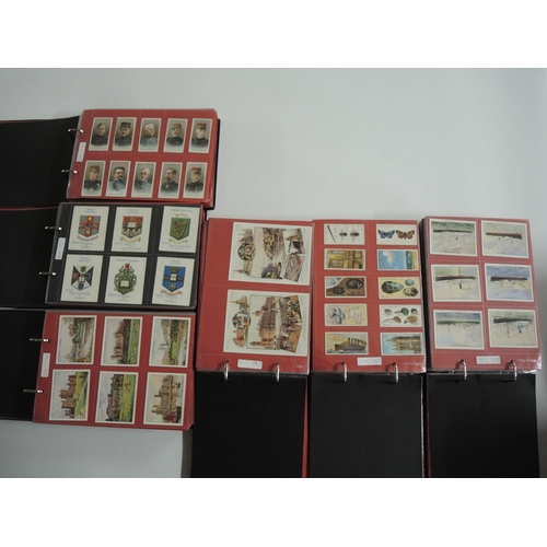 224 - Six albums containing a collection of Wills cigarette cards