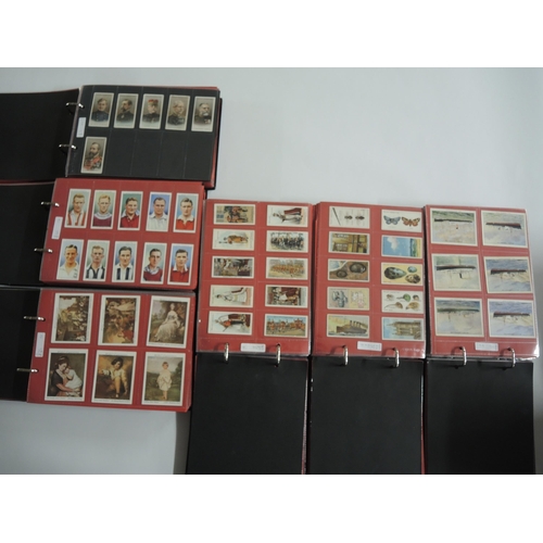 224 - Six albums containing a collection of Wills cigarette cards