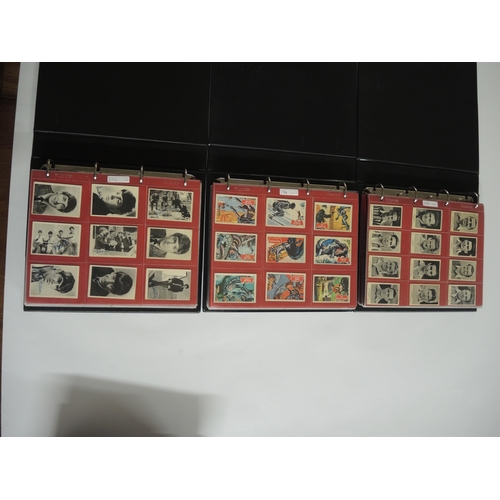 225 - Five albums containing a collection of A&BC Chewing Gum Ltd. collectors cards including Footballers,... 