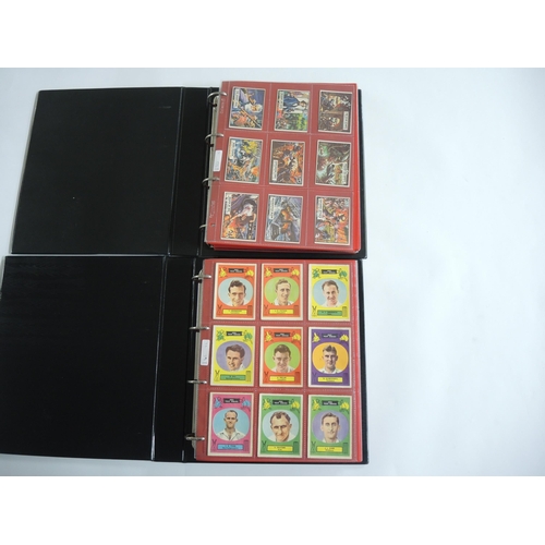 225 - Five albums containing a collection of A&BC Chewing Gum Ltd. collectors cards including Footballers,... 