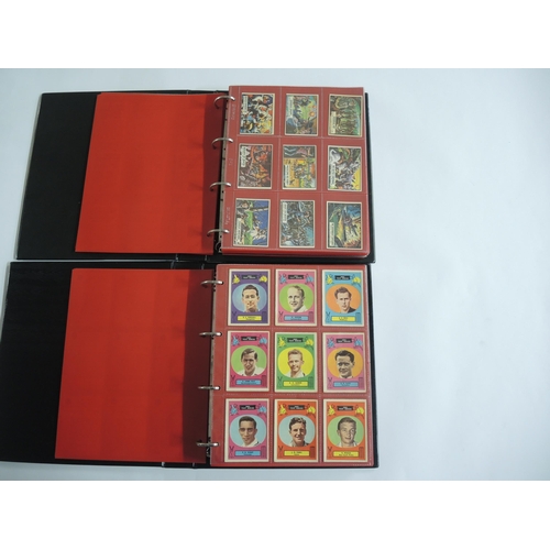 225 - Five albums containing a collection of A&BC Chewing Gum Ltd. collectors cards including Footballers,... 