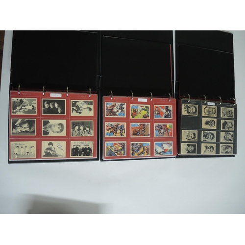 225 - Five albums containing a collection of A&BC Chewing Gum Ltd. collectors cards including Footballers,... 