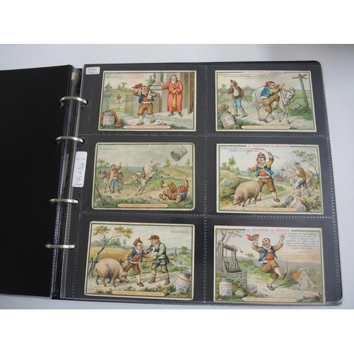 230 - Album containing thirty two sets of Liebig collectors cards