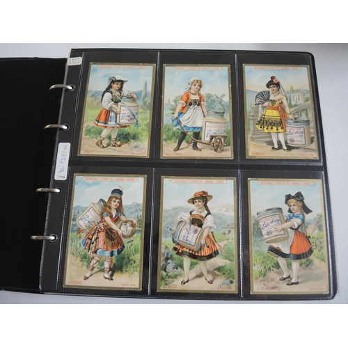 230 - Album containing thirty two sets of Liebig collectors cards