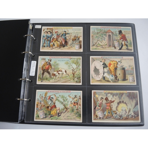 231 - Album containing thirty two sets of Liebig collectors cards