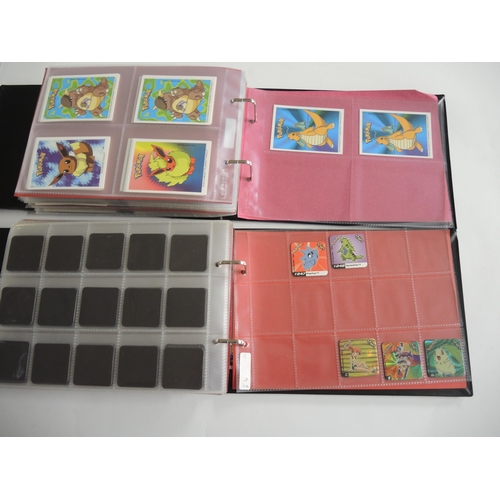 232 - Two albums containing Pokemon Boomer Super Bubble Gum trading cards, 1995 - 2001 including Holo's, t... 