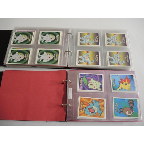 232 - Two albums containing Pokemon Boomer Super Bubble Gum trading cards, 1995 - 2001 including Holo's, t... 