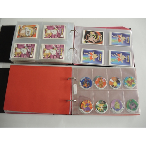 232 - Two albums containing Pokemon Boomer Super Bubble Gum trading cards, 1995 - 2001 including Holo's, t... 