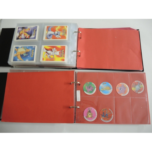 232 - Two albums containing Pokemon Boomer Super Bubble Gum trading cards, 1995 - 2001 including Holo's, t... 