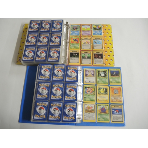 234 - Pokemon trading card game complete base set 102/102, together with complete jungle set, near complet... 