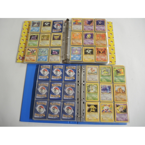 234 - Pokemon trading card game complete base set 102/102, together with complete jungle set, near complet... 