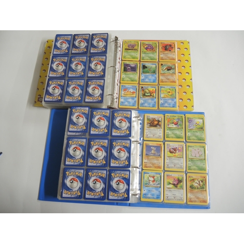 234 - Pokemon trading card game complete base set 102/102, together with complete jungle set, near complet... 