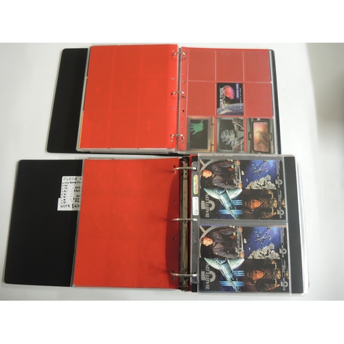 235 - Group of five albums containing Sky Box Star Trek trading cards including autograph series with Will... 