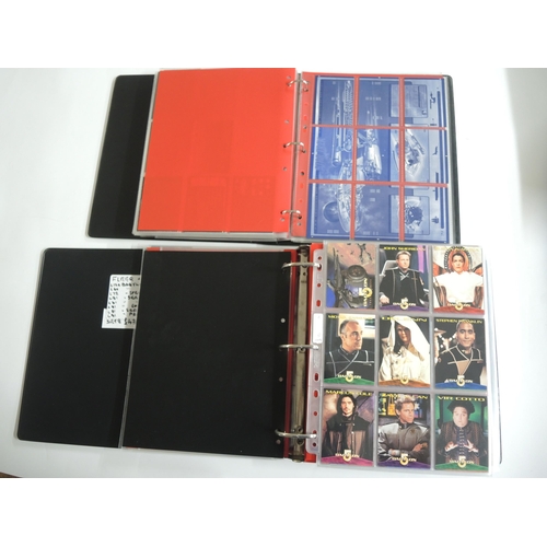 235 - Group of five albums containing Sky Box Star Trek trading cards including autograph series with Will... 