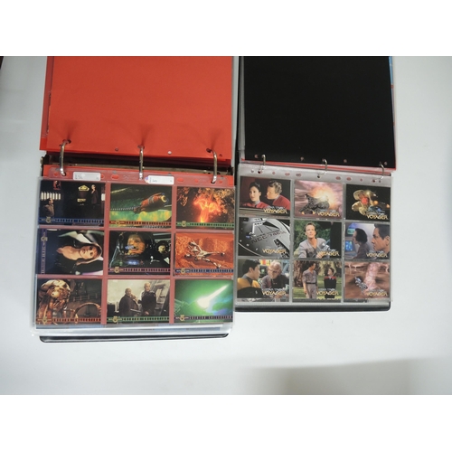 235 - Group of five albums containing Sky Box Star Trek trading cards including autograph series with Will... 