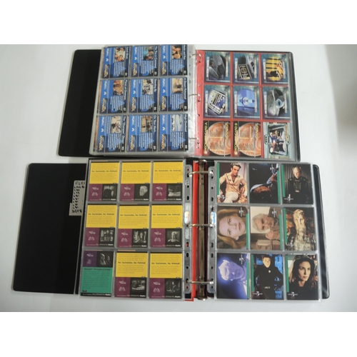 235 - Group of five albums containing Sky Box Star Trek trading cards including autograph series with Will... 